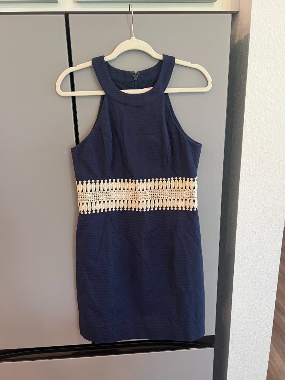 Lilly Pulitzer Kimi Shift Dress (Navy) - Size 4